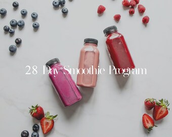 28-DAGEN SMOOTHIEPROGRAMMA | Smoothierecepten | Gezonde maaltijdplanner en tracker | Gezond leven