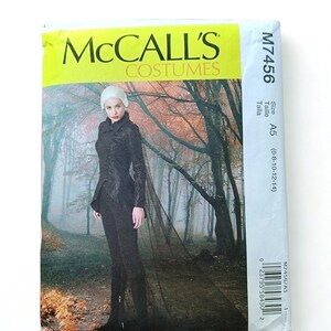 McCall’s M7456 Fantasy Costume Pattern – Jacket, Pants & Cape – Sizes 6–14 – Uncut