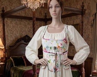 Maßgefertigtes Edwardianisches Binderkorsett – Historisches Minimizerkorsett nach Maß, viktorianisches Überbrustkorsett, transgenderfreundlich, handgefertigte Couture