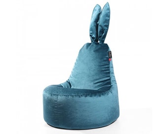 Daddy Rabbit Beanbag - Tumbona grande para adolescentes y adultos, asientos cómodos y de apoyo