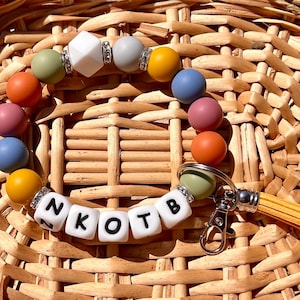 NKOTB wristlet Keyring