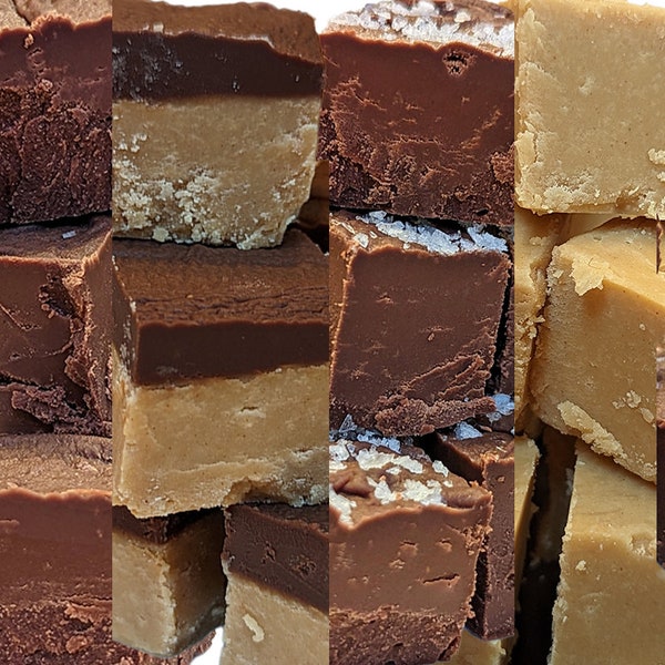 Keto Fudge Sampler Variety with Sugar Free Chocolate, Low Carb Dessert, Gluten Free, Keto Fudge, Low Carb Fudge, Diabetic Friendly Dessert