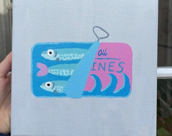 Sardines painting