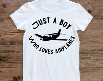 Just a boy who loves airplanes SVG and PNG Instant download