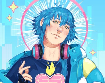 Yaoi Jesus - Aoba Seragaki Print