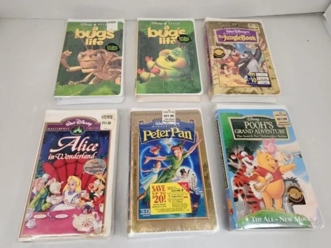 Disney VHS Tapes Unopened Etsy