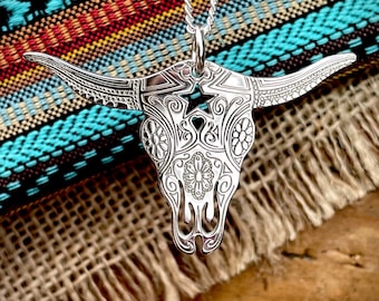 雄牛の頭蓋骨 テキサス ロングホーン カウボーイ ロデオ