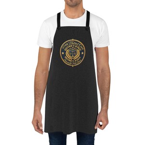 Judge Retirement Gift Idea Cookout Apron Black Kitchen Chef Wear Embroidered District Judge Housewarming Gift Backyard Barbecue Grill Master