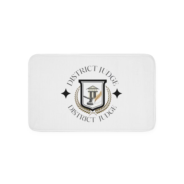 JUDGE GIFT District Judge Gift gavel judge gift professor lawyer gift paralegal court reporter Memory Foam Bath Mat