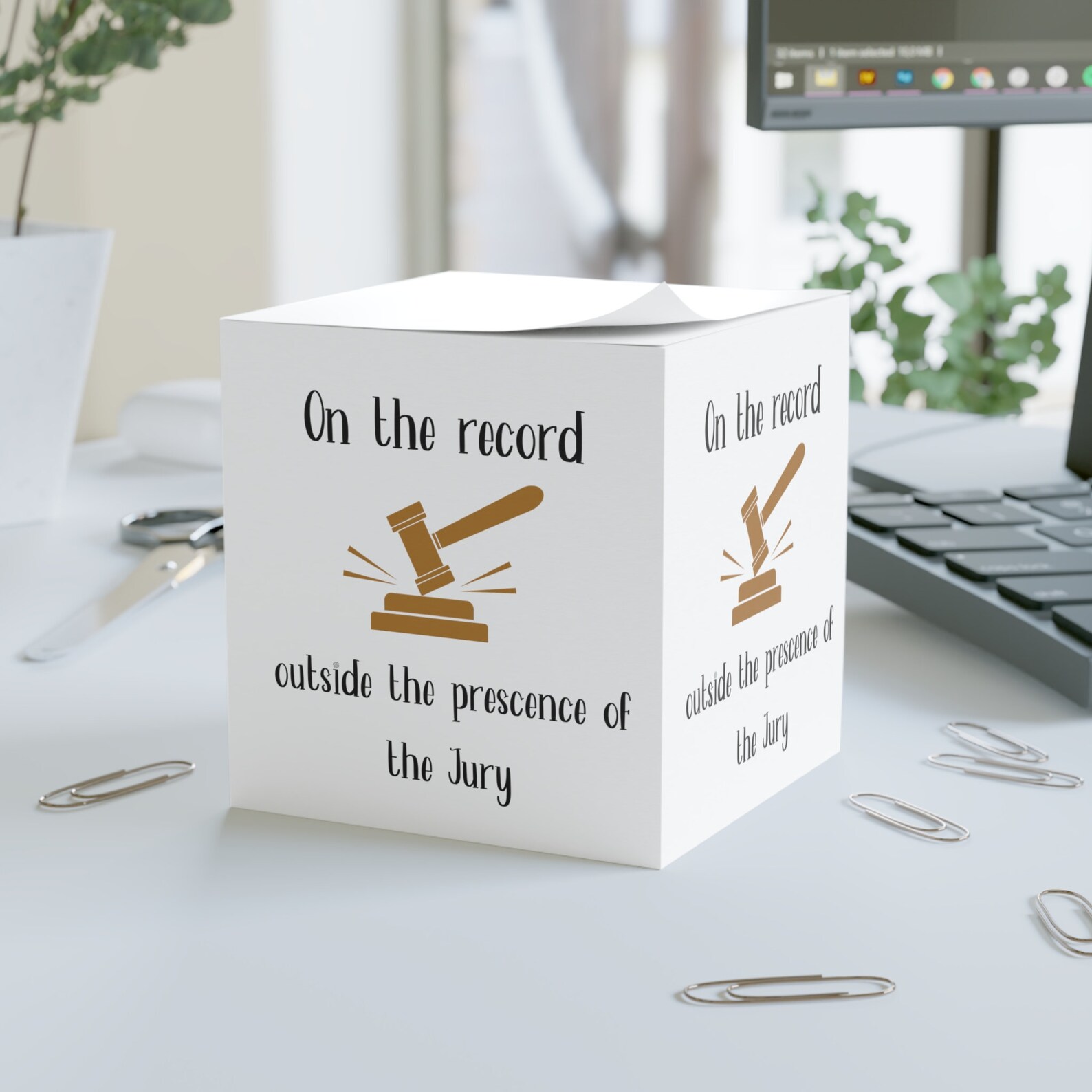 Lawyer Graduation Sticky Note Cube, Bar Exam Gift - Etsy
