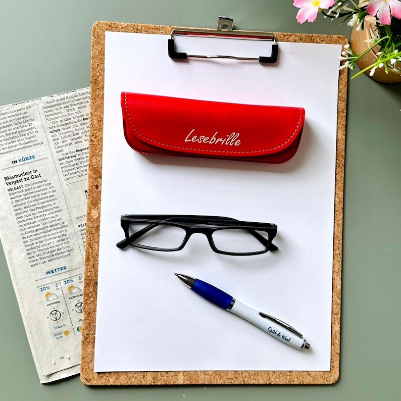 Brillenetui Hartcase Lesebrille Brillenschachtel Geschenk Bild 1