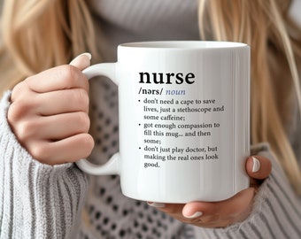 Nurse definition, nurse gift, funny nurse mug, Nursing Gifts, RN Grad Gift,unique nurse gift, Nurse Appreciation, nurse gift idea, new nurse