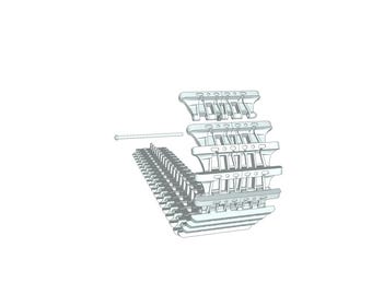 Juego de eslabones de vía de resina Centurion que se pueden utilizar en la construcción, escala 1:35