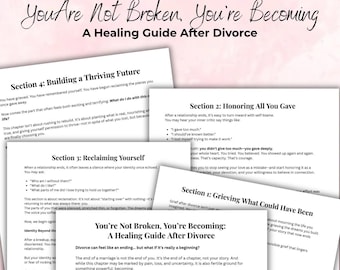 Ehebruch-Heilung Arbeitsbuch: Emotionale Genesung Journal (PDF)