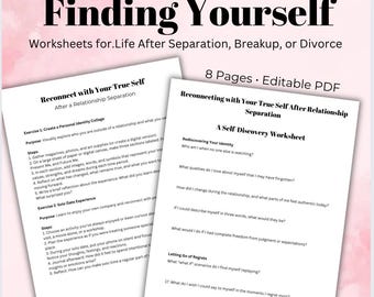 Finding Yourself Again: A Self-Discovery Workbook for Life After Separation, Breakup, or Divorce