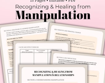 The Manipulation Recovery Workbook Understand Heal Empower Escaping Manipulation Guided Healing Rebuilding Your Voice