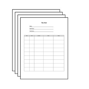 Simple Time Sheets