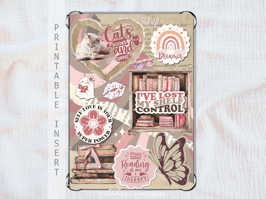 Kindle Clear Case Insert for Colorsoft Paperwhite Basic Scribe, Pink ...
