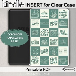 Kindle Case Insert for Kindle Colorsoft Paperwhite Basic, Green ...