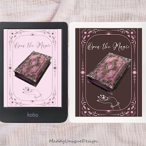 Magic Kobo Lockscreen, Kobo Libra Colour, Kobo Clara Colour, Magic-themed Kobo Screensaver, Wizard eBook Cover, Kobo Wallpaper