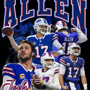 Josh Allen T Shirt Design PNG Instant Download