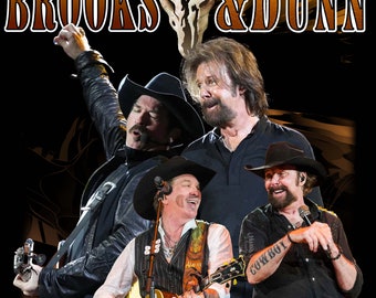 Brooks Dunn  T Shirt Design PNG Instant Download