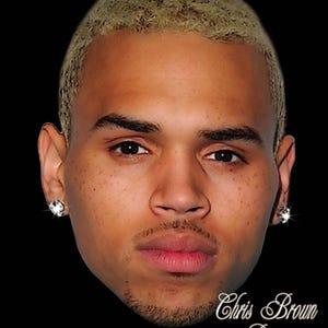 Chris Brown T Shirt Design PNG Téléchargement instantané