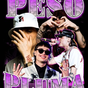 Peso Pluma T Shirt Design PNG Sofort Download