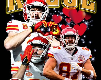 Travis Kelce  T Shirt Design PNG Instant Download