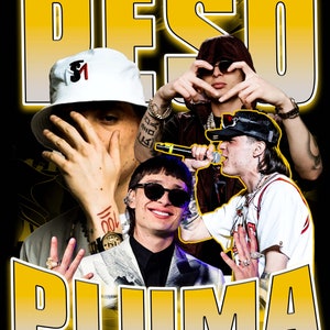 Peso Pluma T-Shirt Design PNG Sofort Download