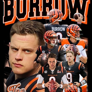 Joe Burrow T Shirt Design PNG Instant Download