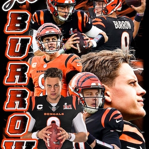 Joe Burrow T Shirt Design PNG Instant Download