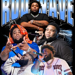 Rod Wave T Shirt Design PNG Instant Download