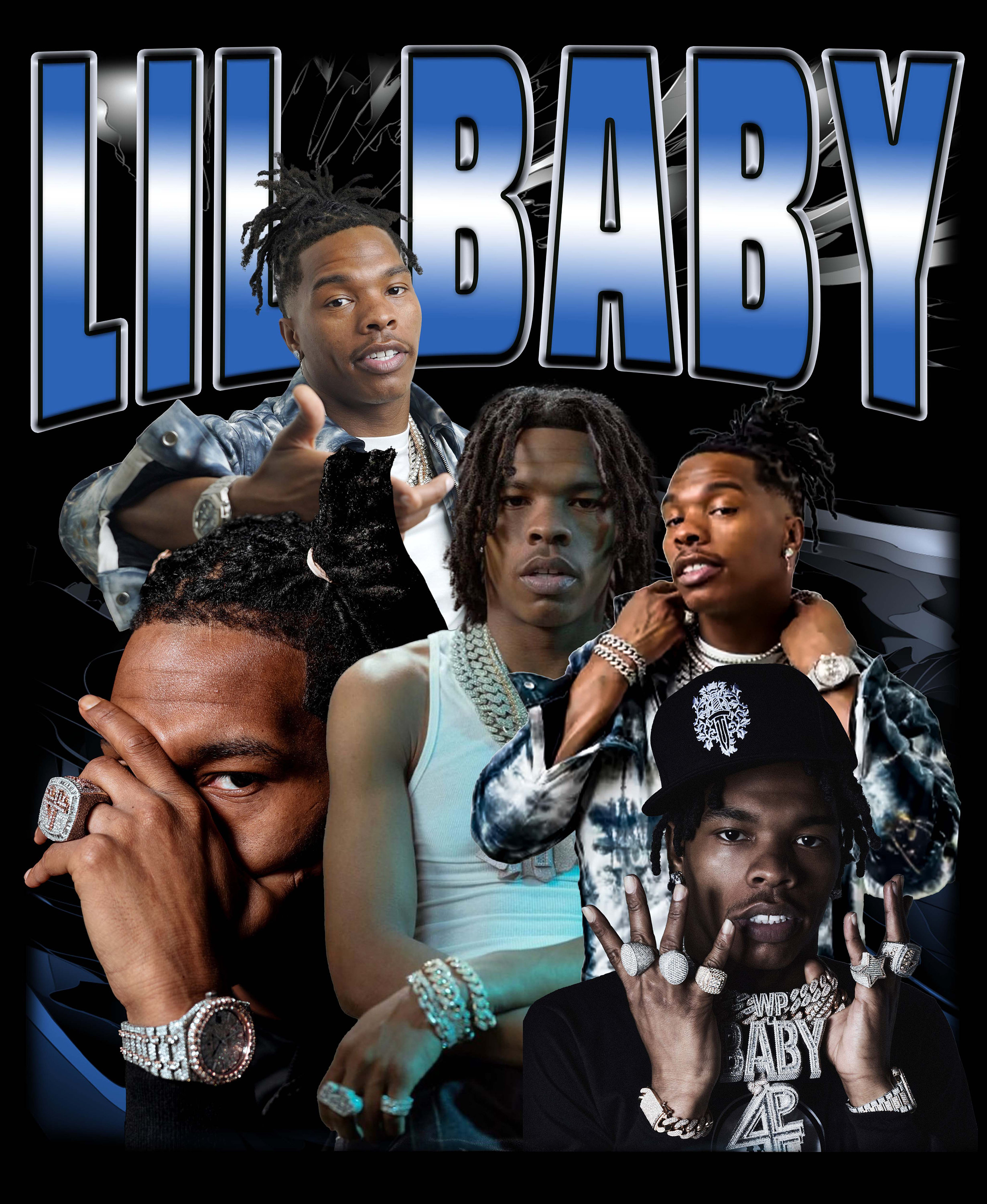 トップス lil Baby Lil Baby Graphic Tee - Etsy