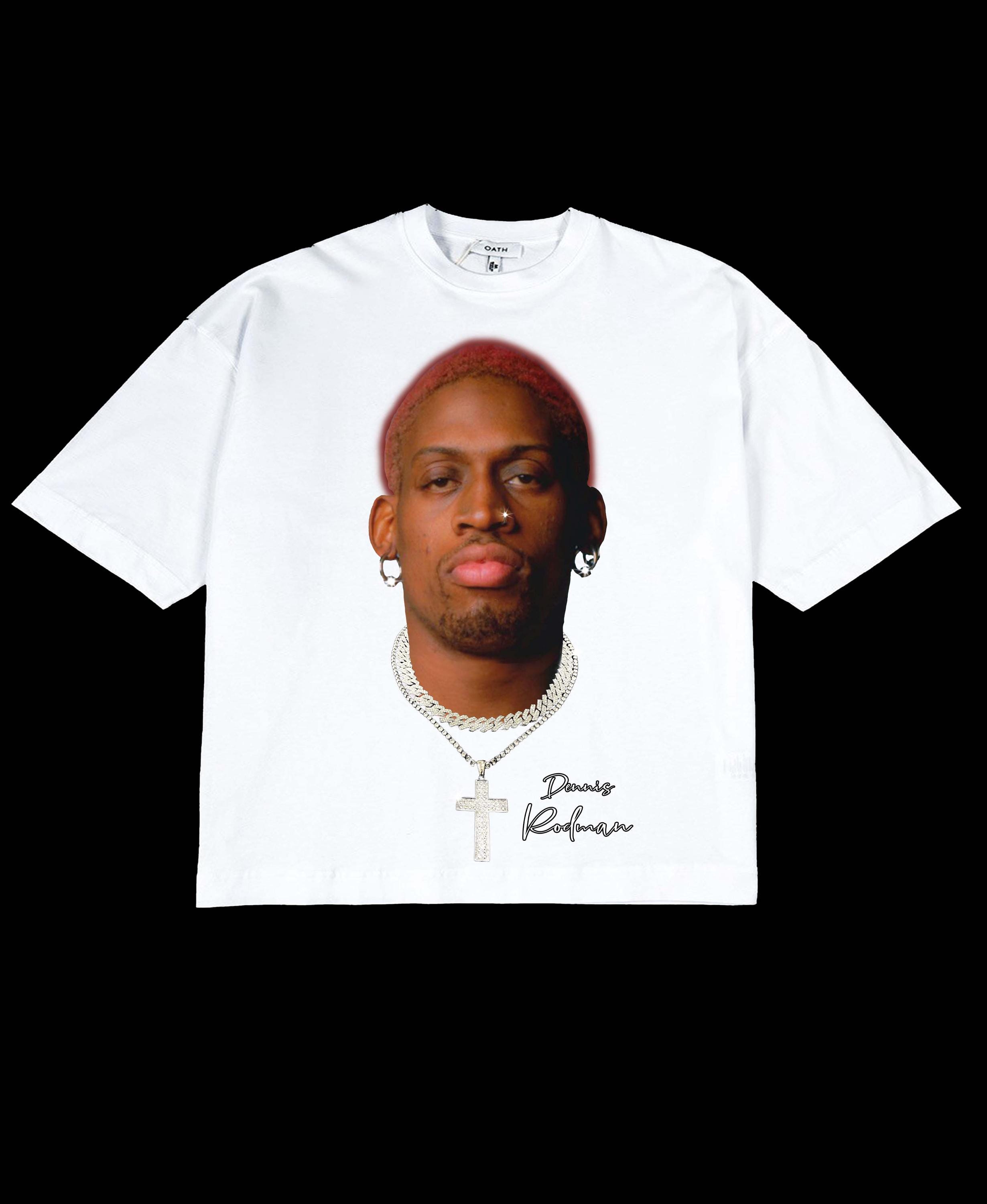 Vintage Basketball Dennis Rodman T Shirt Design PNG Instant 