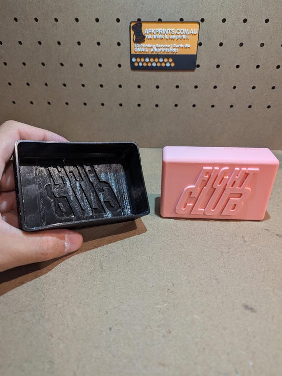 Fight Club Inspired Soap Travel Container, Soap Prop and Soap