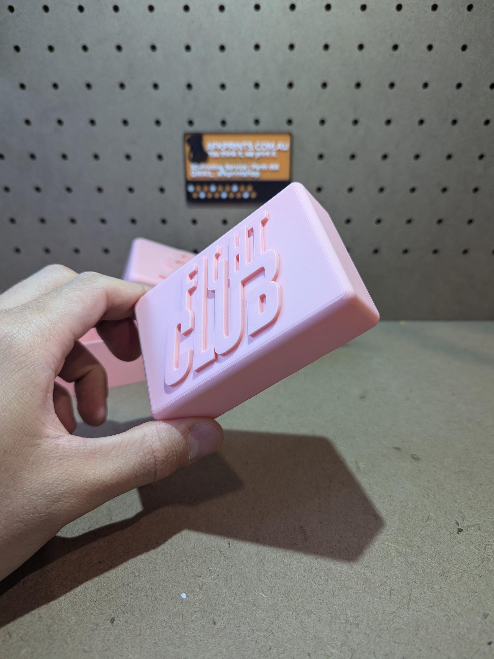 Fight Club Inspired Soap Travel Container, Soap Prop and Soap