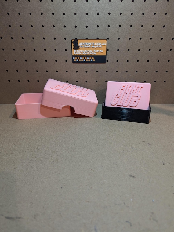Fight Club Inspired Soap Travel Container, Soap Prop and Soap