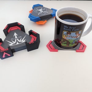 Apex Legends Ultimate Ability 3D-Printed Coasters Set