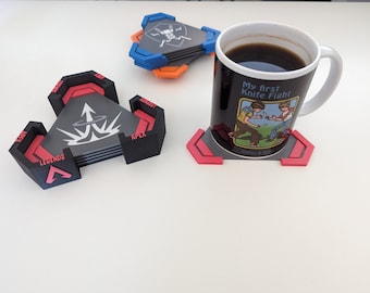 Apex Legends Ultimate Ability 3D-Printed Coasters Set