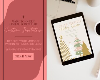 Custom Digital Invitation Package | Personalized Canva Invitation Design