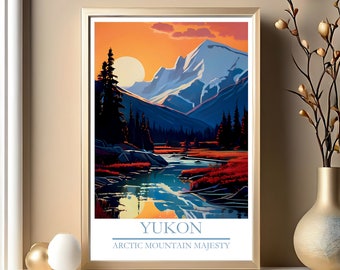 未来的な風景画 フレーム付き 現在、この商品の在庫はありません - Etsy