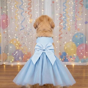 Blue Dog Dress - Etsy
