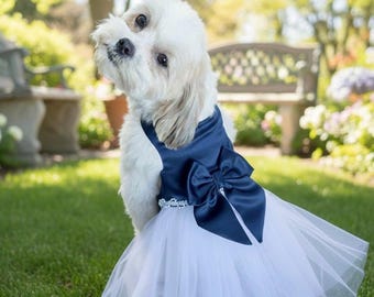 Abito da sposa per cani, abito da sposa personalizzato per animali domestici