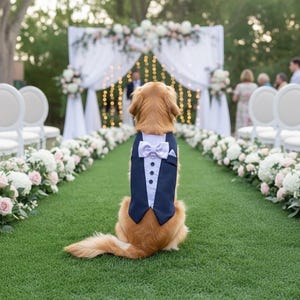 Dog Tuxedo, Wedding Outfit, Ring Bearer Costume image 1