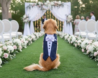 Dog Tuxedo, Wedding Outfit, Ring Bearer Costume