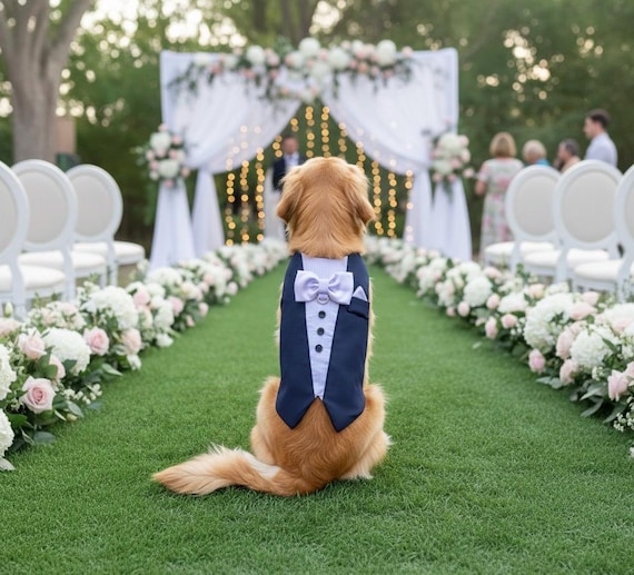 Dog Tuxedo, Wedding Outfit, Ring Bearer Costume
