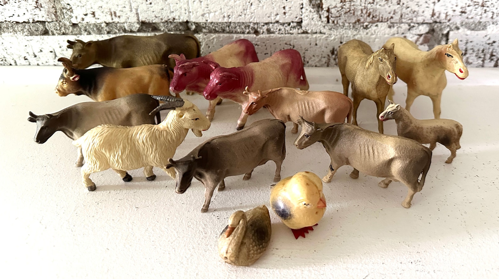Jouet Ancien Animal Celluloïd – SNF France – Années 30 – Très Bon état