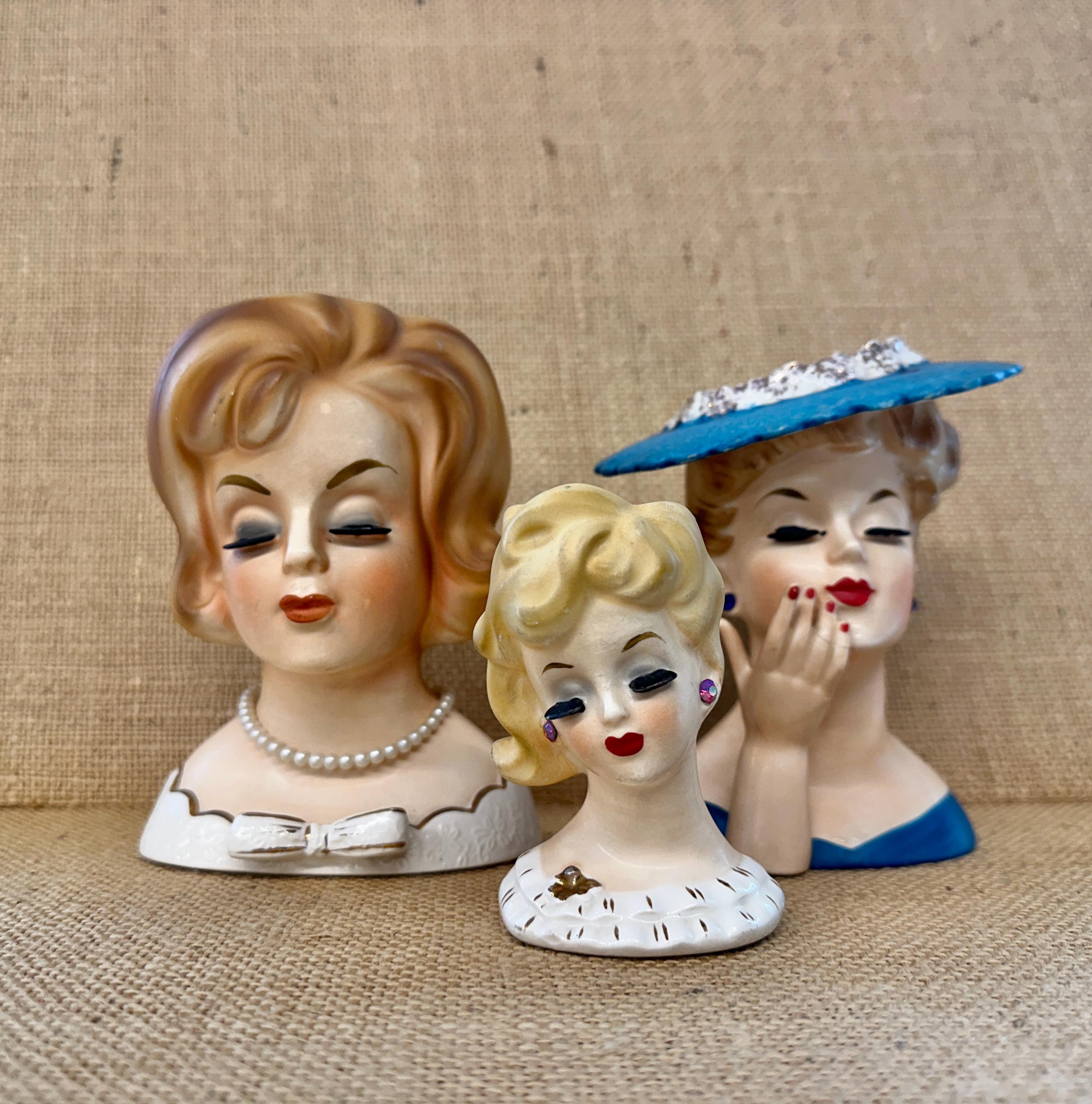 kinako 【希少】head vases ヘッドベース Head Vase Japan for sale | eBay