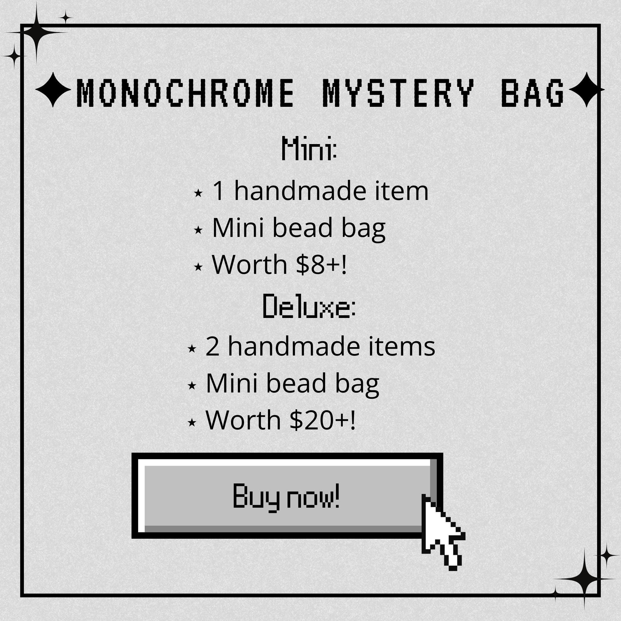 Monochrome Mystery Blind Bag | Y2K | Grunge | Acubi | Alt Beaded ...